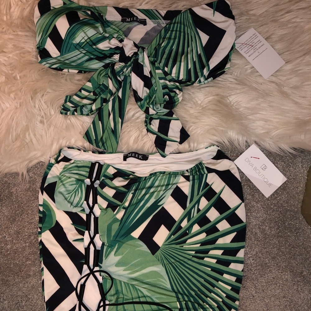 Two piece skirt and top